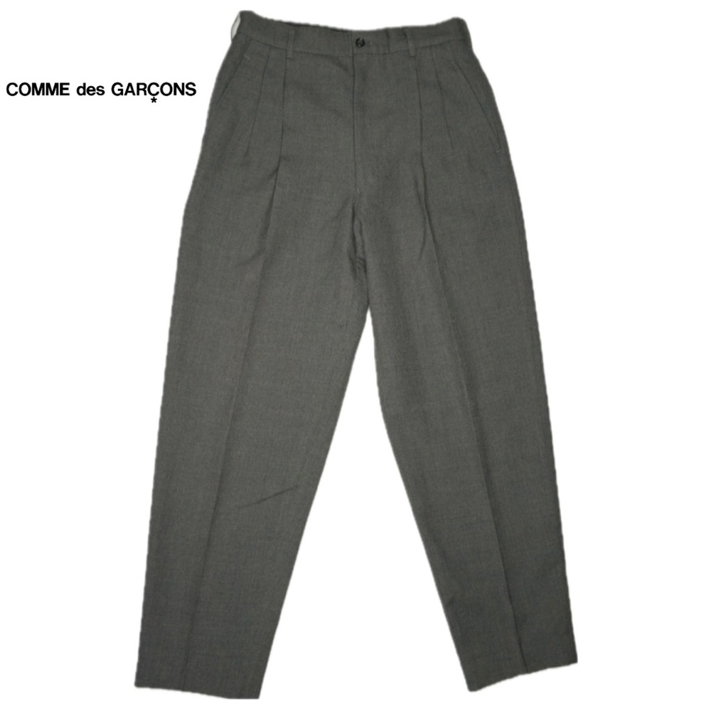 Comme des Garcons Men's Wool Dress Pants 29” Waist Olive Green 1990